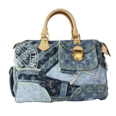 lv speedy denim bag|Speedy All Handbags Handbags .